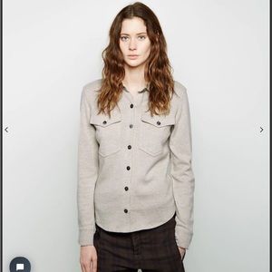 Isabel Marant Nathan wool button down small 36 doen christy dawn reformation